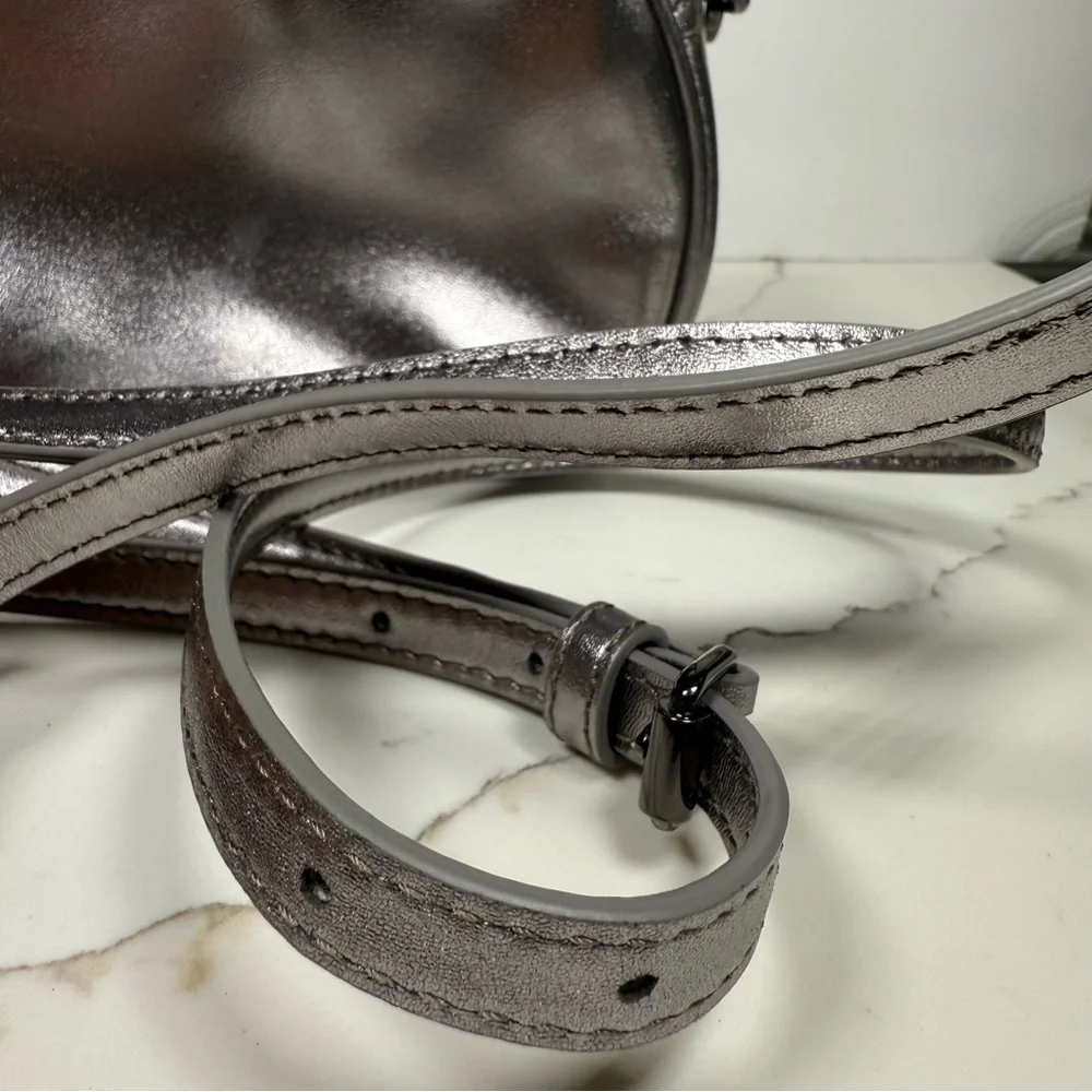 Talbots Metallic Silver Handbag‎